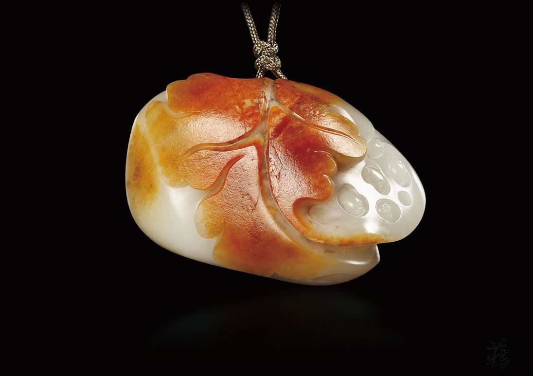 中国玉石珠　砡 アンモライト ルース 24-1413 19800 アンモライト ルース 24