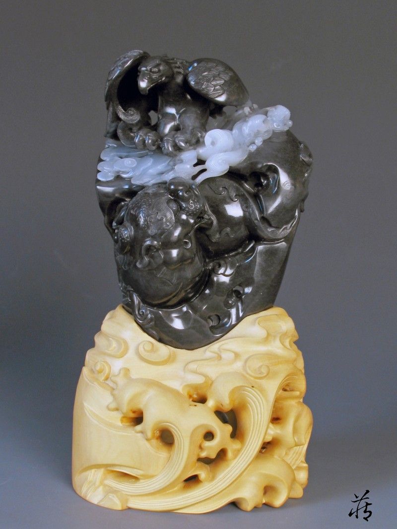 玉艺联盟品鉴：国家级玉雕大师郭海军作品和田玉鉴定保养知识大全-藏玉