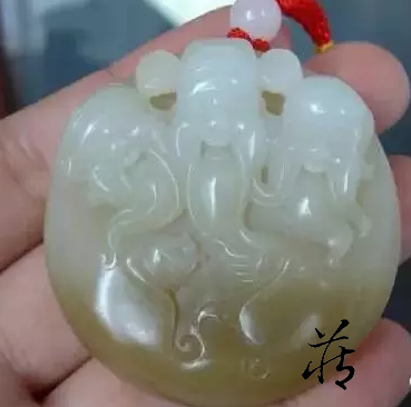 糖料和田玉＆925銀 411434 和田玉且末糖白手串(12mm直徑)