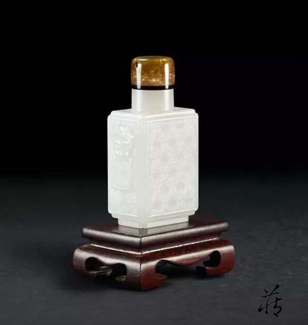 中国古美術 和田古玉製 鼻煙壺 明清時代 裝身具 羊