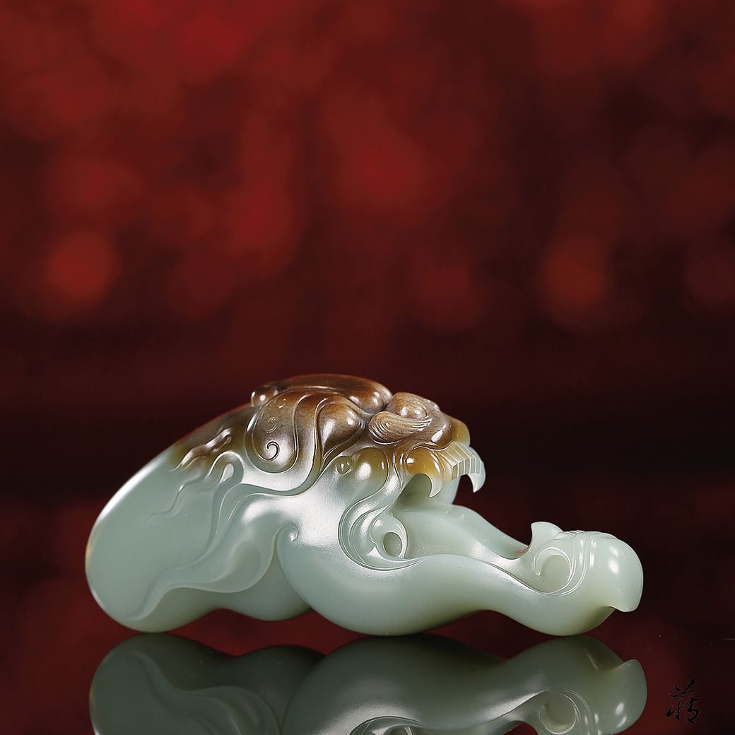 中国古董 骨董 和田玉 青玉 山石擺件 希少品 【仙境】 中国80年代 和田青玉有收藏价值吗_中国