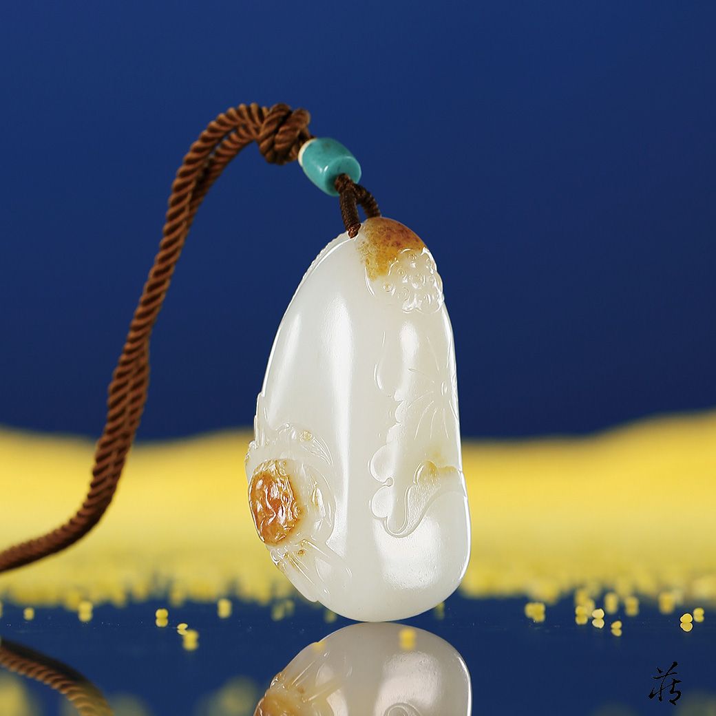 【夢工房】時代蟹和歌彫小判盆　在銘　193ｇ　YS64