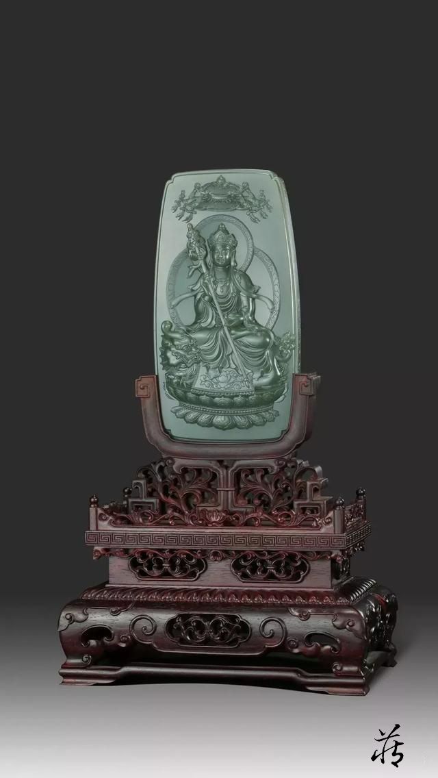 神工特别金奖作品，和田玉四大菩萨风格鲜明和田玉鉴定保养知识大全-藏玉网-