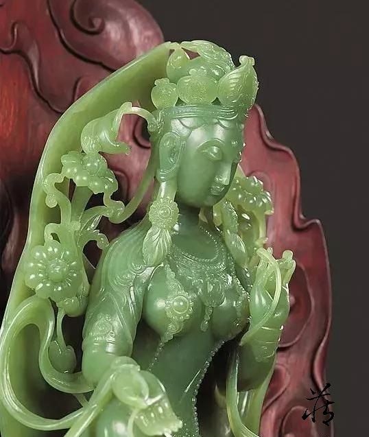 古代 和田玉(ホータン)細工彫り 刀剣飾り 剣根付 緒締玉 提げ物 装飾