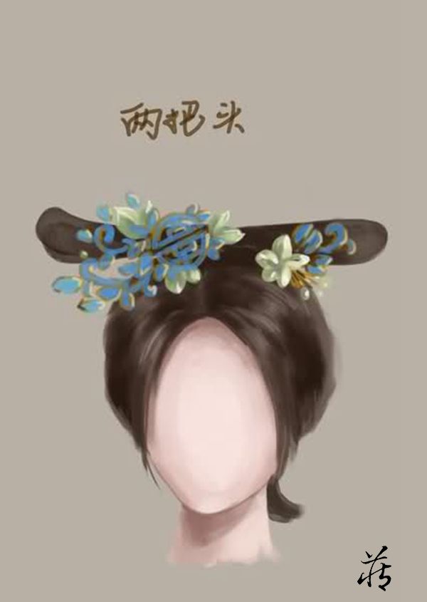古代仕女发型示意图
