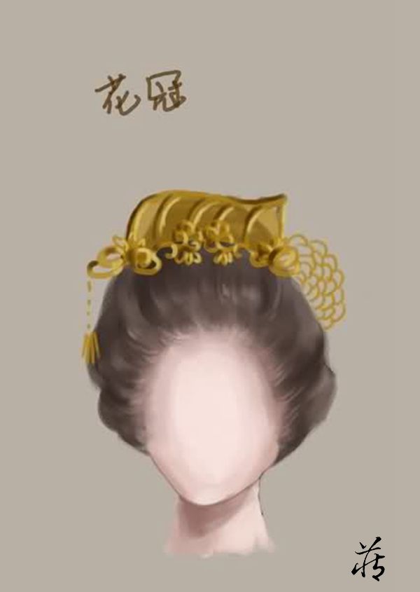 古代仕女发型示意图