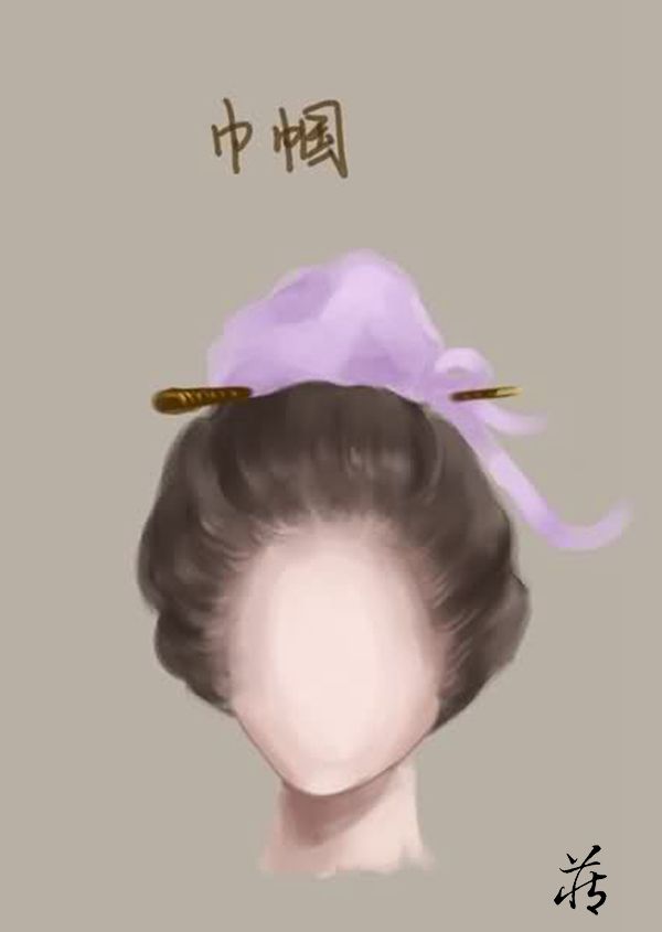 古代仕女发型示意图