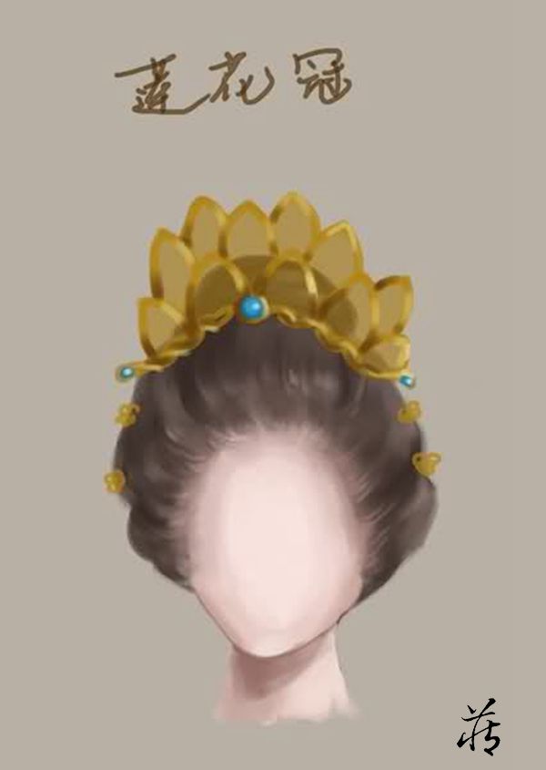 古代仕女发型示意图