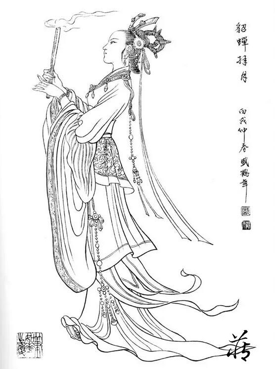 起笔转折时稍微有回顿方折之意,如将铁丝环弯,圆匀中略显有刻画之痕迹