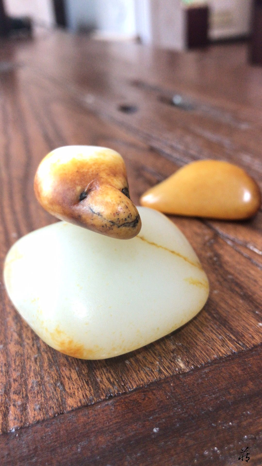 不过网上关于类似狗头的籽料一直都有,狗头的其它版本层出不穷,比如