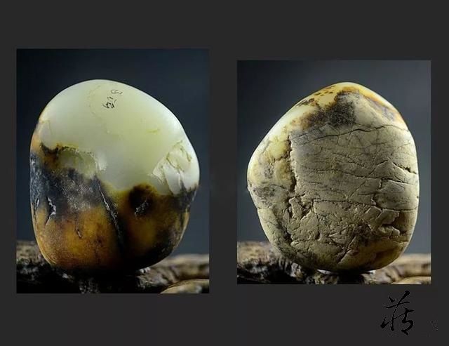 看了这两件作品总算相信和田玉不琢不成器了