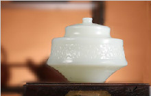 【臻品】和田玉雕出《茶云古韵》，漫天祥瑞，大器今现