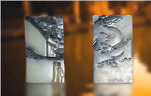 青花和田玉经他精细刻画，巧雕出中国人最美的爱情