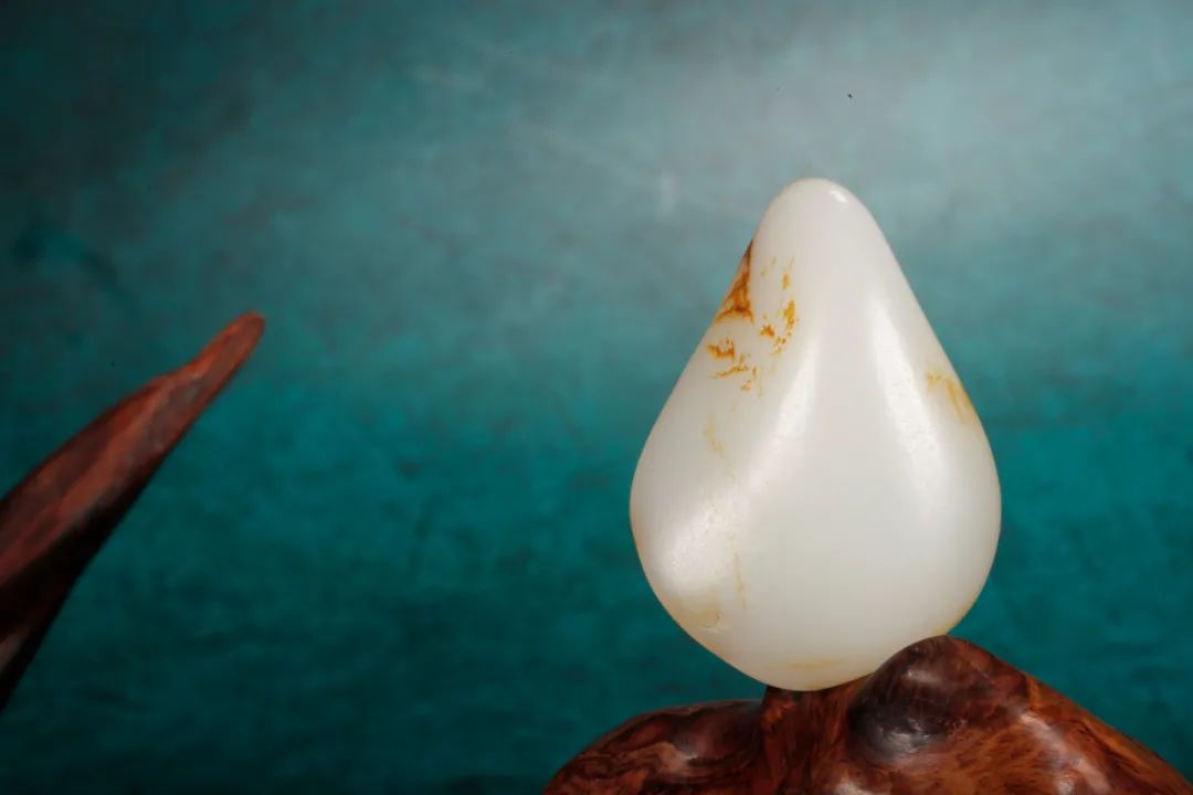 臻品丨冉冉之星，挂金红皮原石，新疆和田籽料，邀您共赏