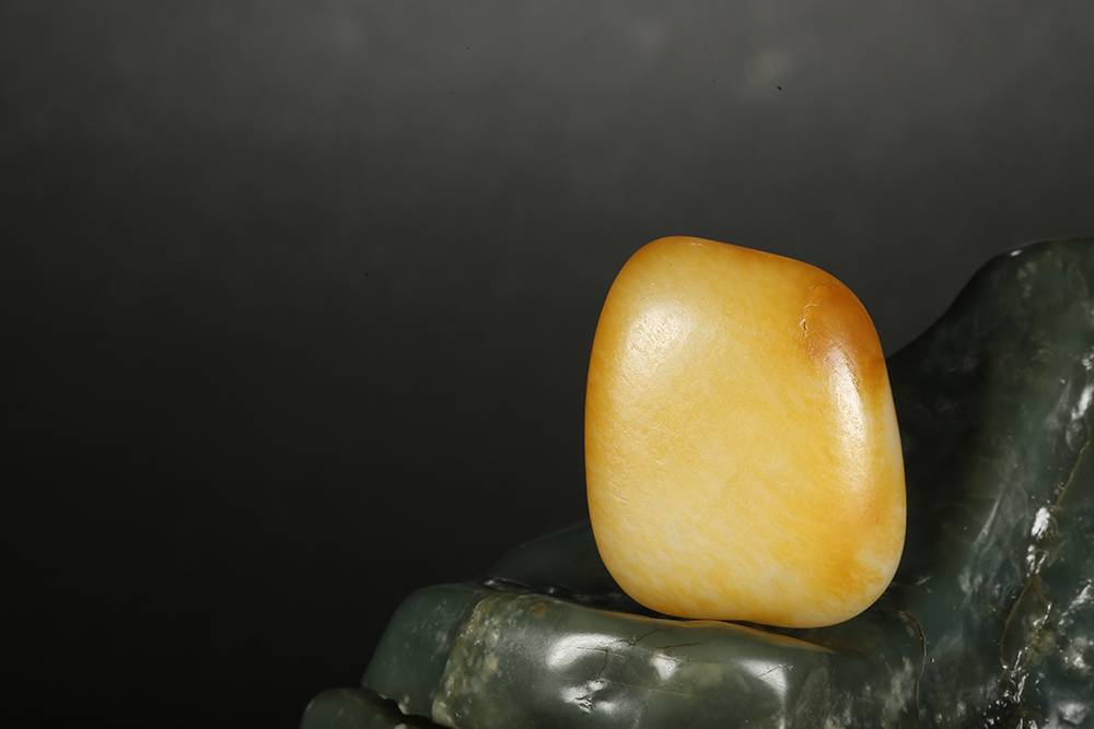 臻品丨晴点春色，金皮原石，新疆和田籽料，邀您共赏